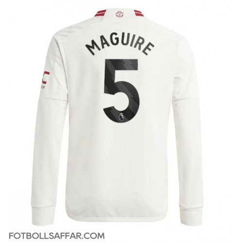 Manchester United Harry Maguire #5 Tredjeställ 2023-24 Långärmad